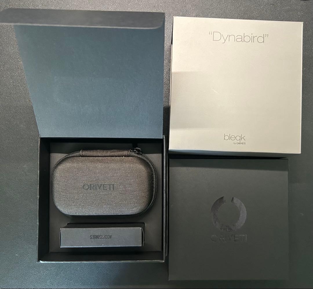 イヤホン ORIVETI bleqk Dynabird