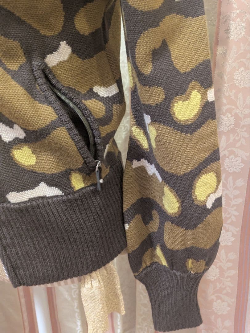 キャロウェイ、パーカー、迷彩、サイズＬ、ニット