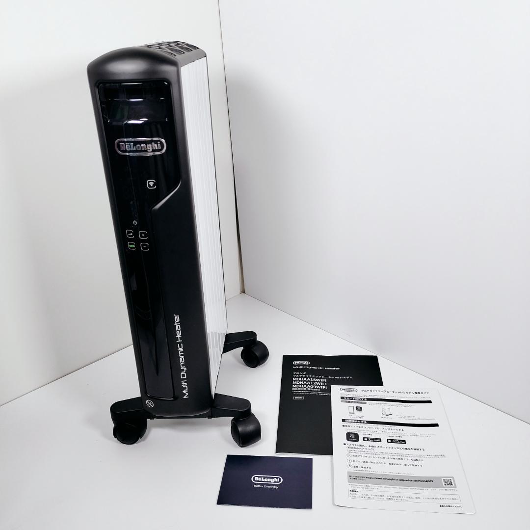 【極美品】デロンギ WiFiヒーター MDHAA09WIFI-BK ブラック
