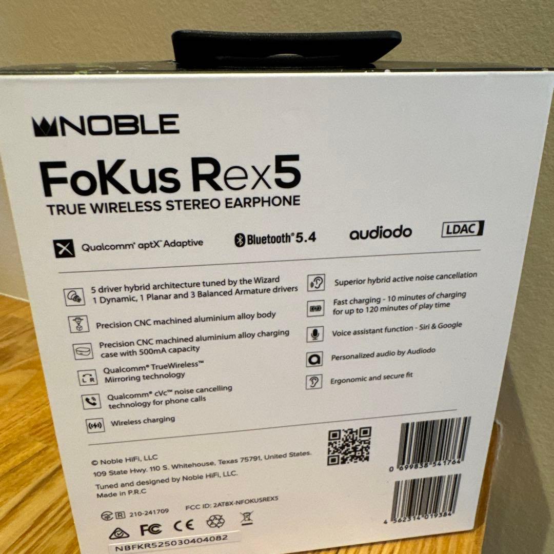 Noble Audio FoKus Rex5（完品）