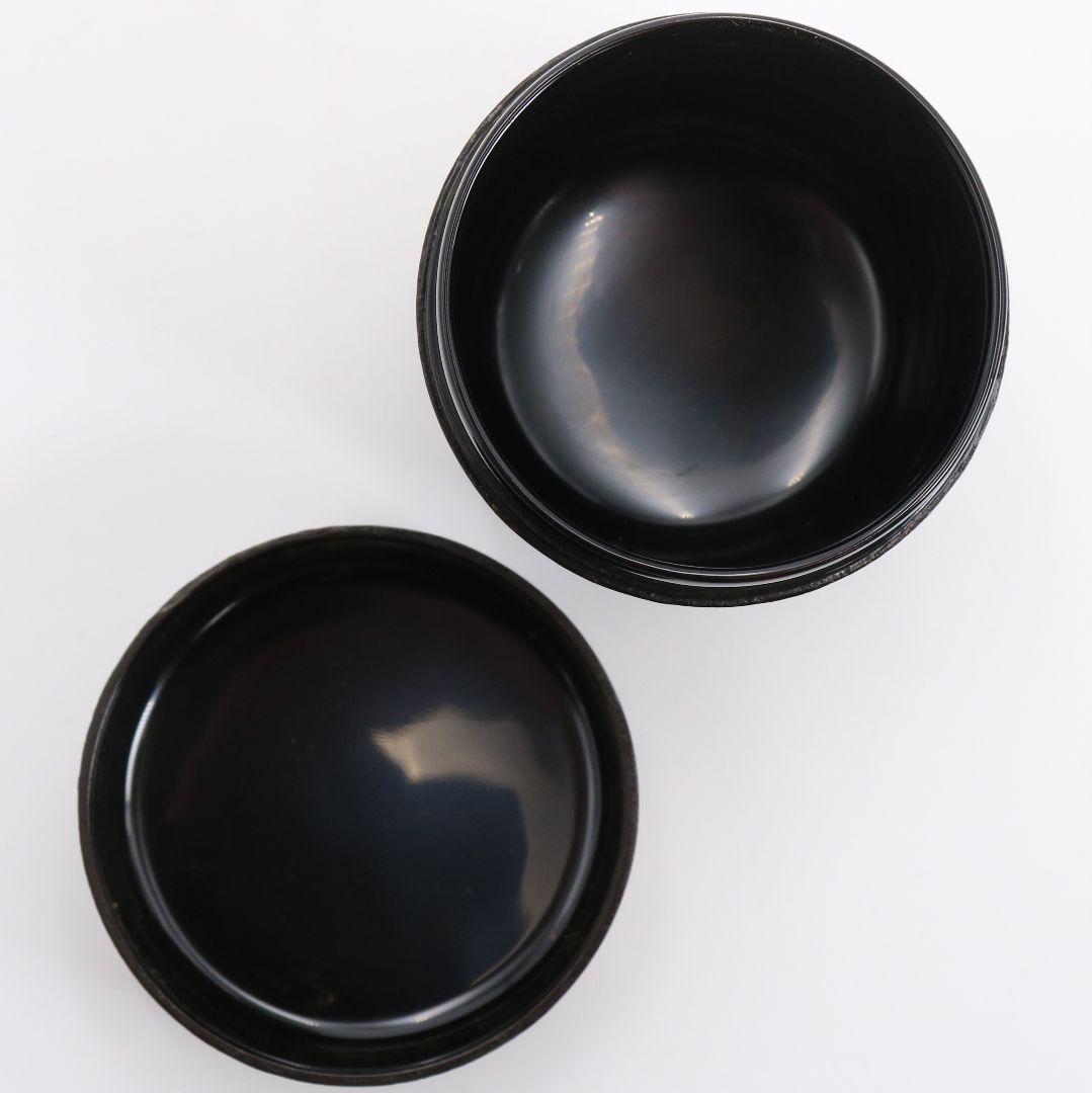 蒔絵師 筑城良斉作 柳蒔絵 中棗 和紙張 茶道具 共箱　V932　N7