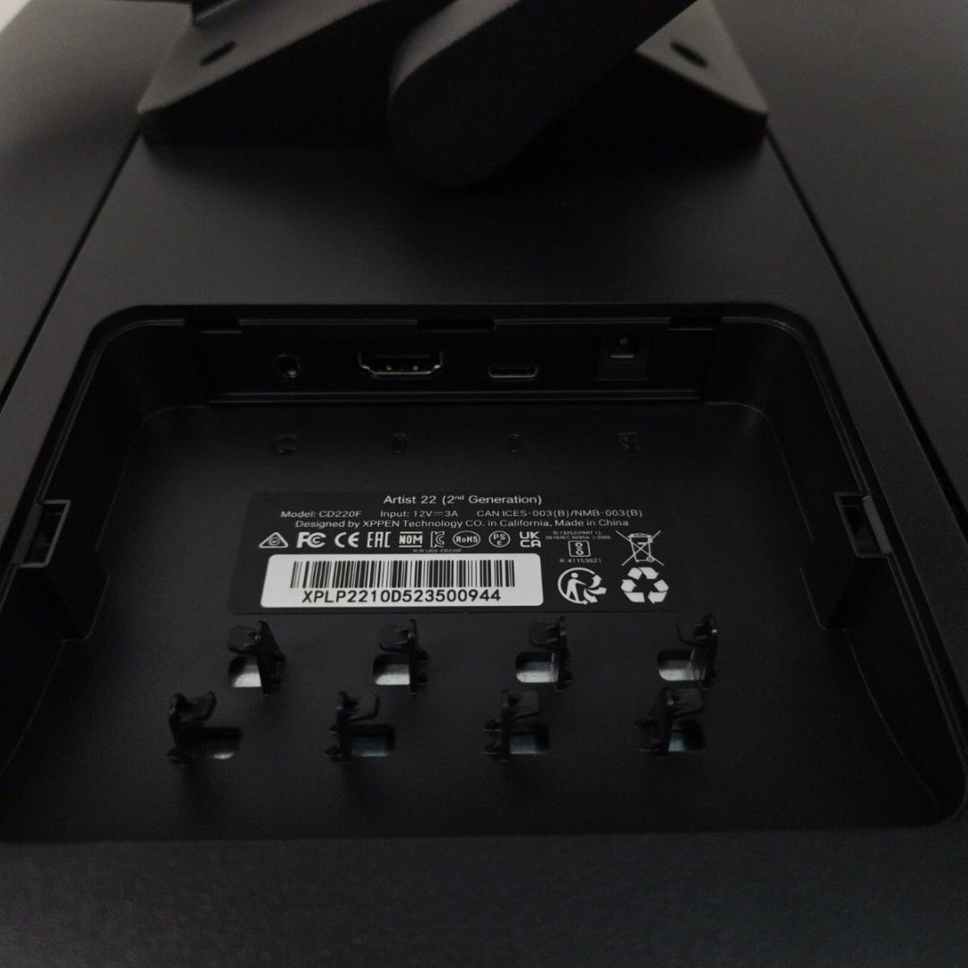 XPPen Artist 22 セカンド 液タブ 21.5インチ CD220F