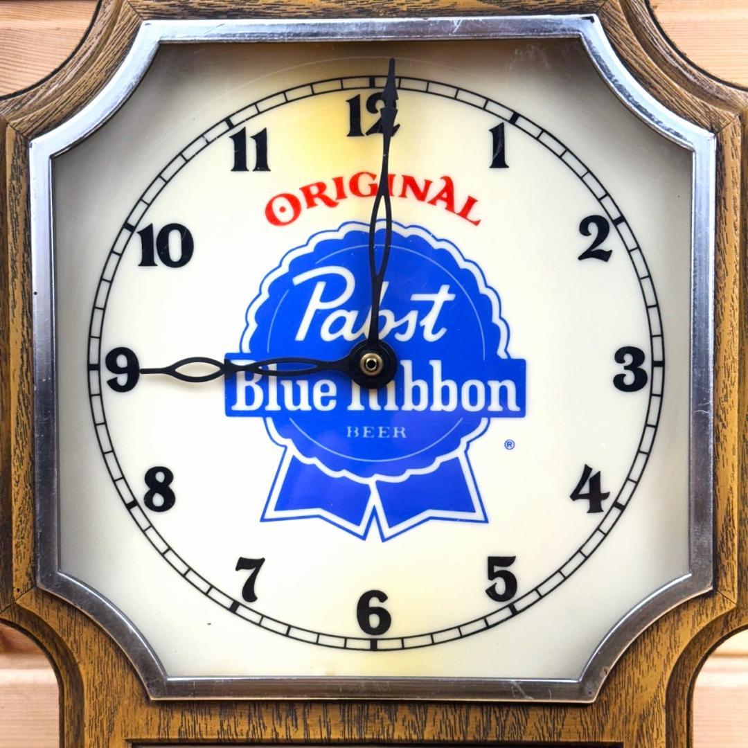 Pabst Blue Ribbon 振り子時計 壁掛け時計 ビンテージ パブスト