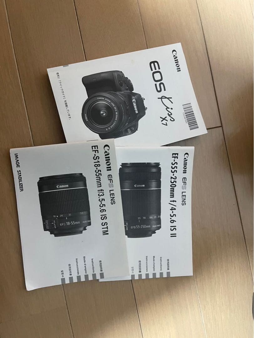 デジタル一眼レフカメラ レンズ2本セット　Canon iosKiss X7i