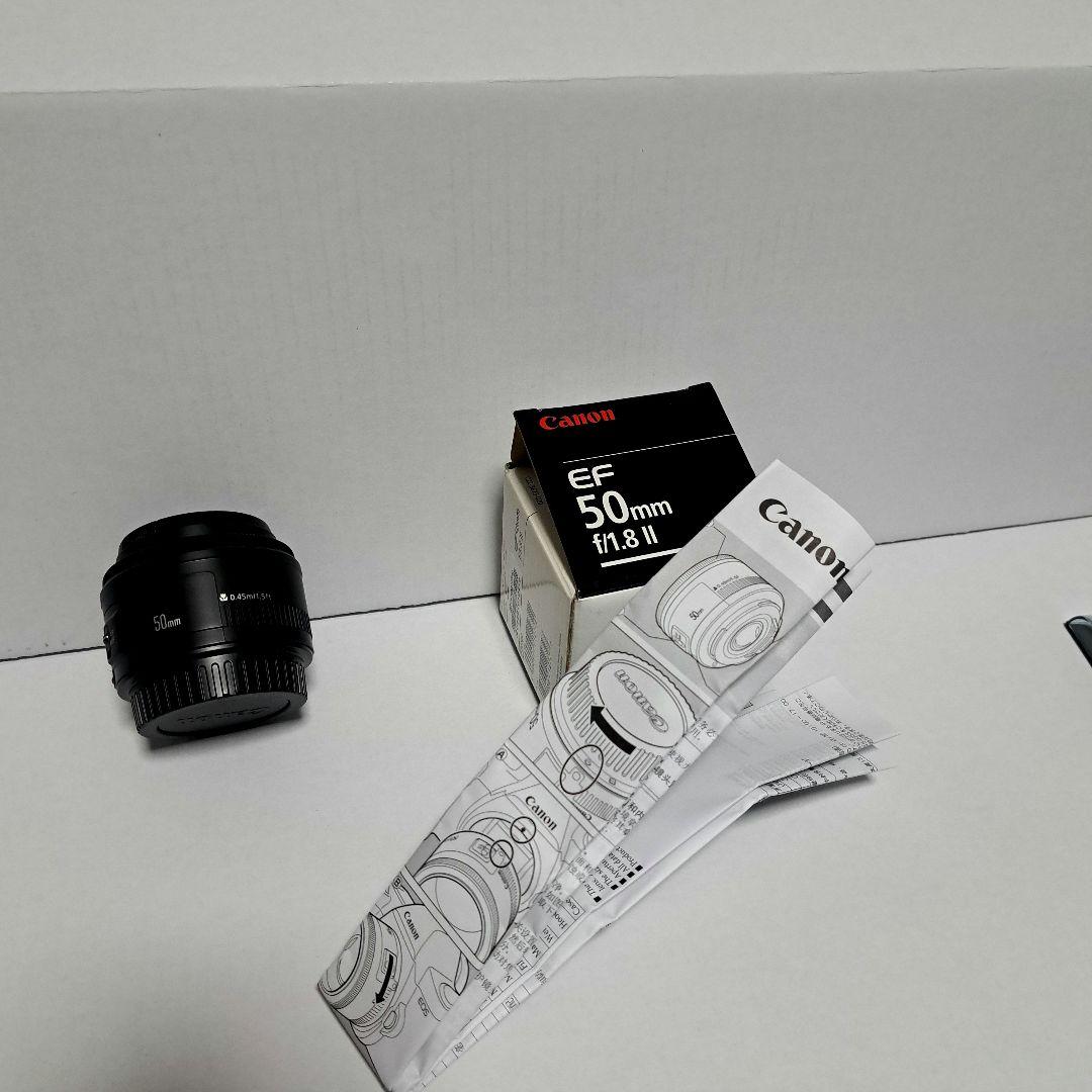 キャノン　Canon EF 50mm f/1.8 II レンズとフィルターセット