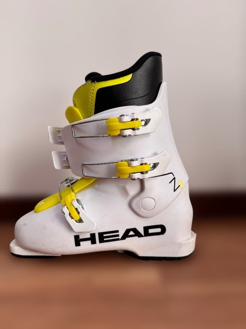 HEAD Z3 25cm-25.5cm 子ども用スキー靴 ホワイト/イエロー