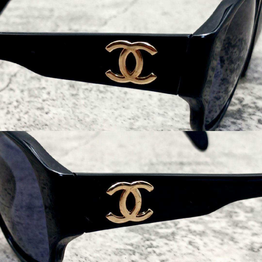 美品✨CHANEL シャネル✨サングラス ココマーク 黒 ケース付き
