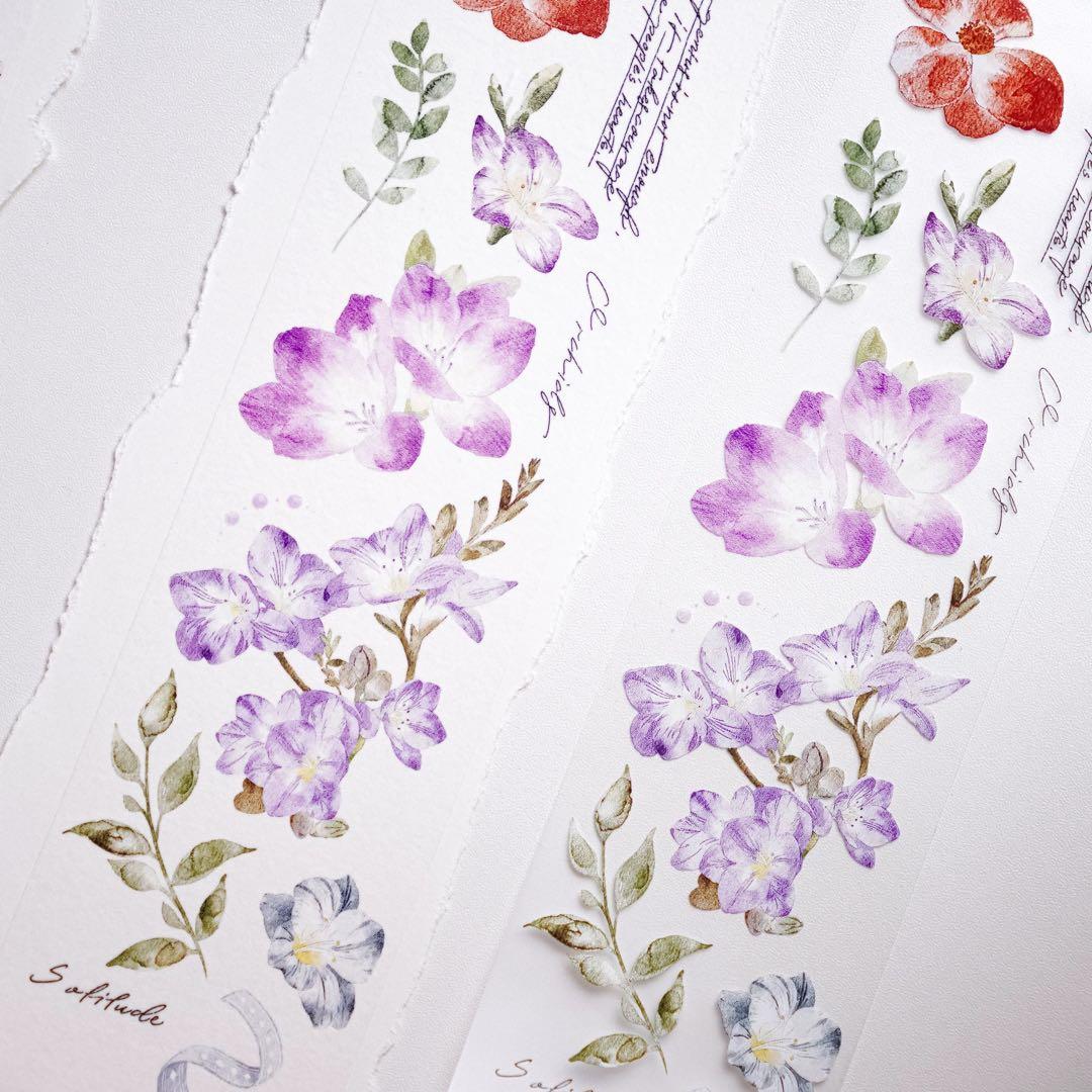 ⭐️SALE⭐️ 媛子文创《一抹春》海外マスキングテープ　マステ 【1875】