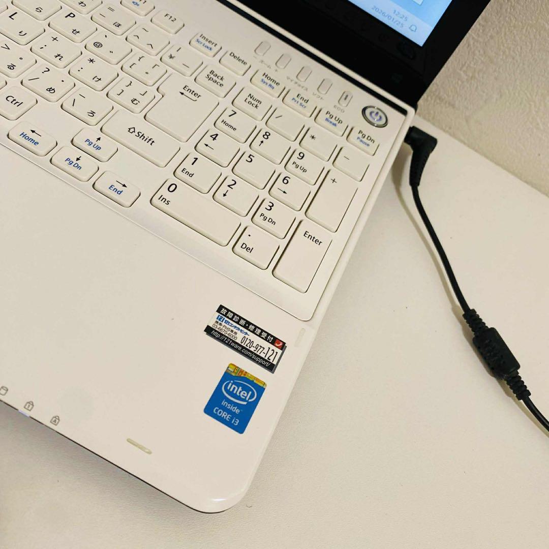 Y60 NECノートパソコンSSD高速 WEBカメラWindows11オフィス付