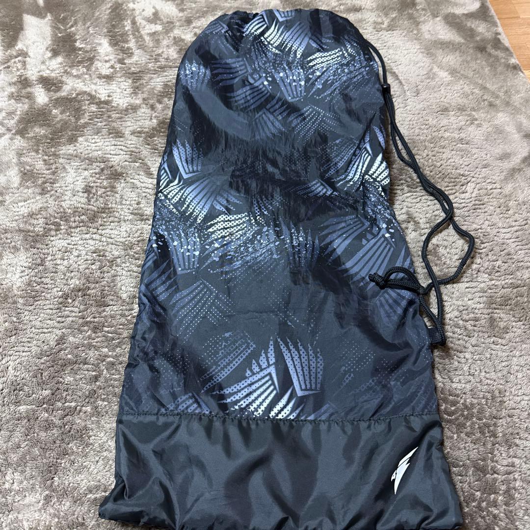 キズナJAPANバドミントンラケット 黒/黄色 ラケットケース 黒