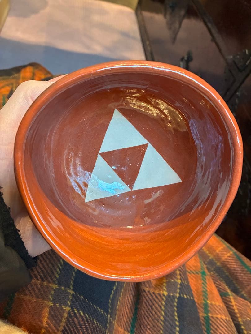 茶道具　茶碗　伊東桂楽　三つ鱗　共箱　傷無し