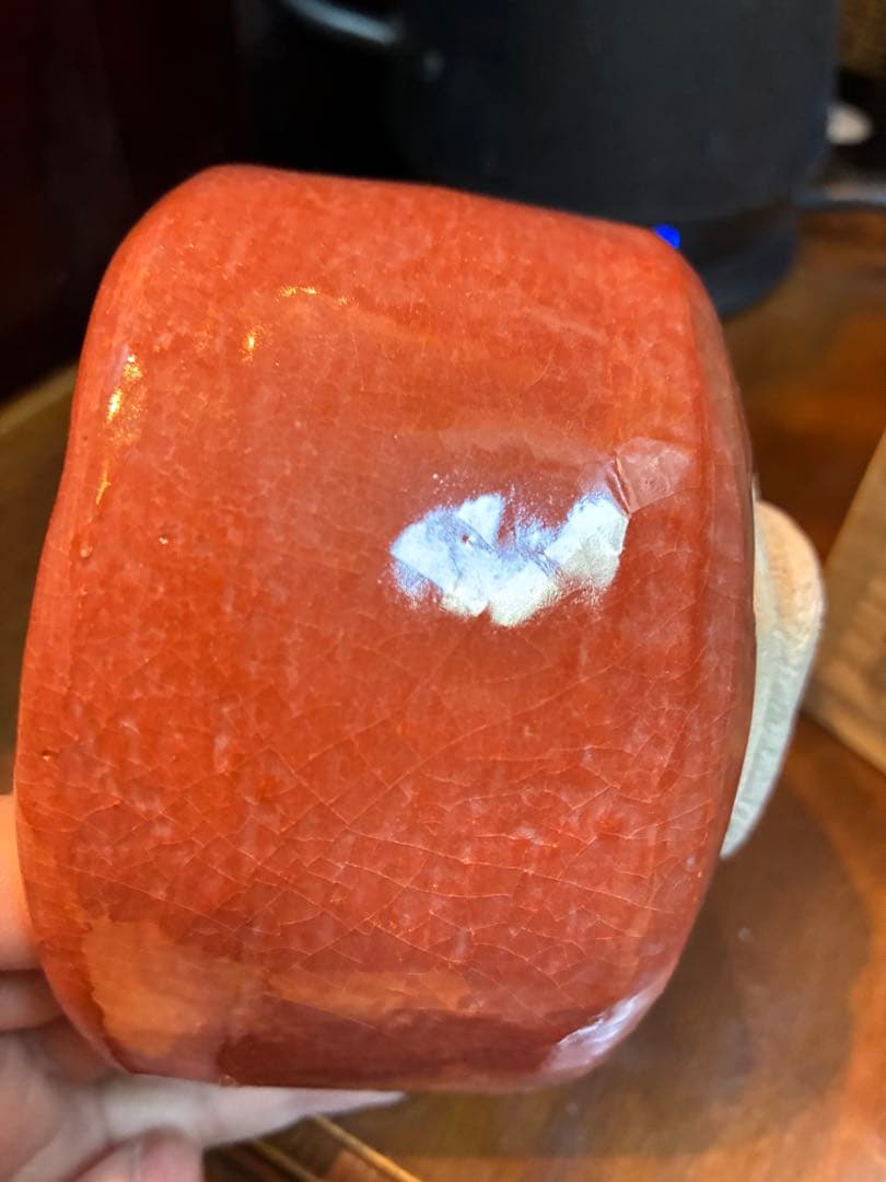 茶道具　茶碗　伊東桂楽　三つ鱗　共箱　傷無し