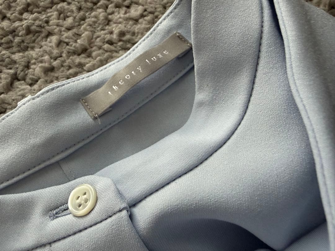 TheoryLuxeリボン長袖ブラウスMarvineSaylieBlouse