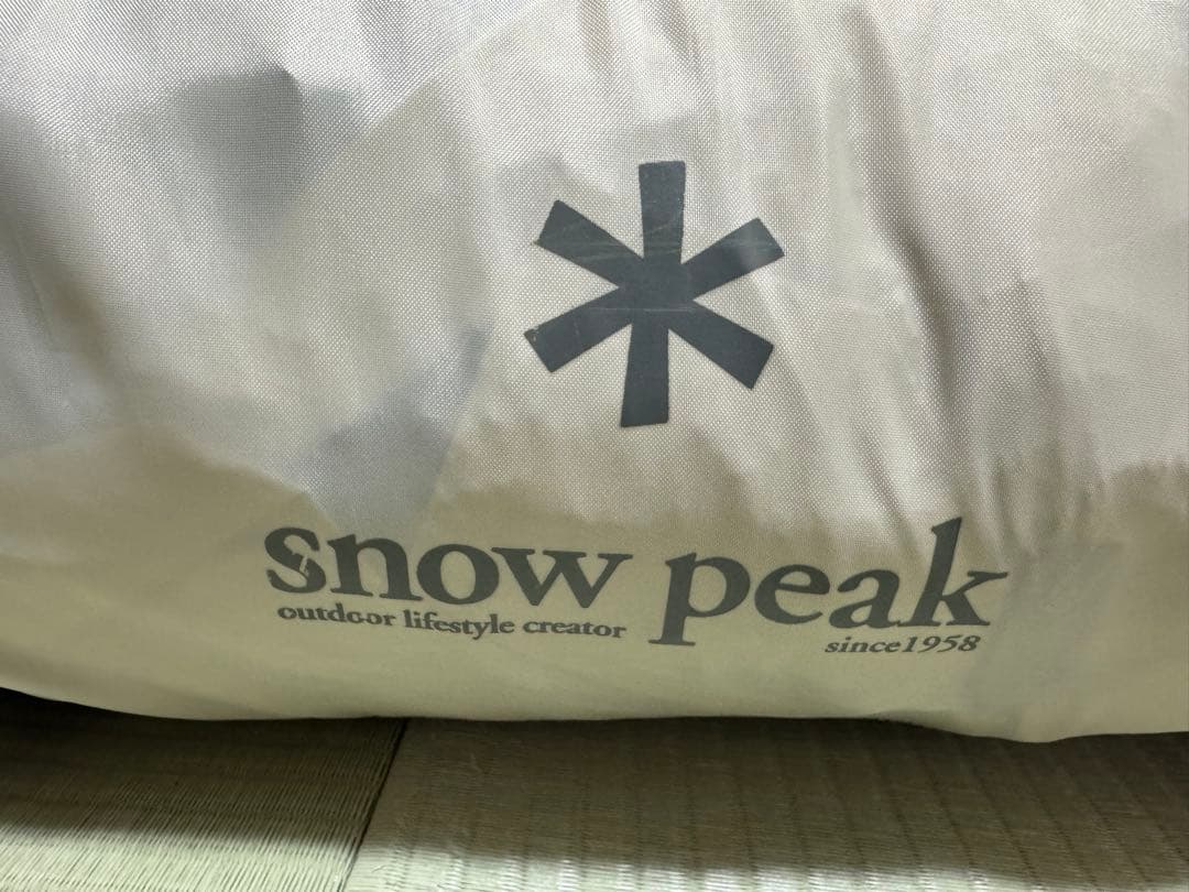 【試し張り】スノーピーク ドックドーム Pro.6 アイボリー グランドシート付