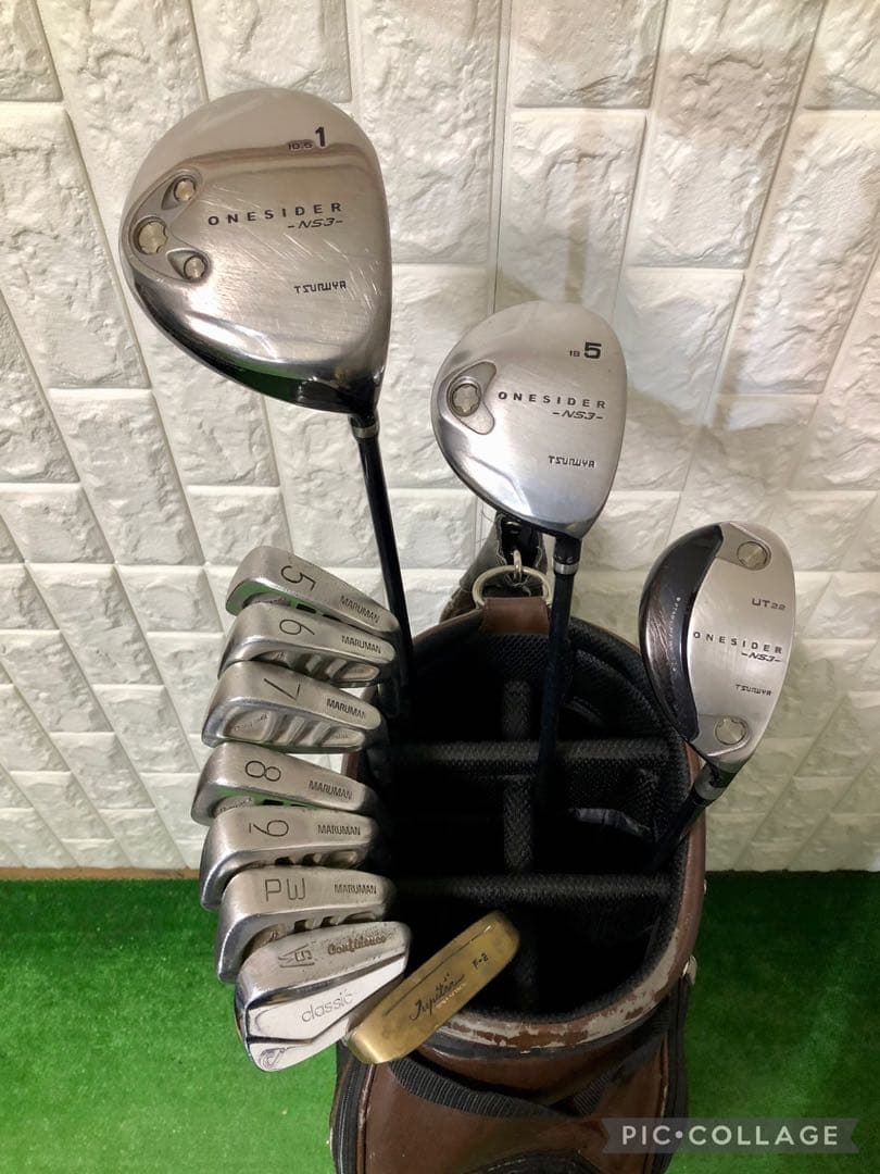 初心者おすすめ☆メンズ ゴルフクラブセット☆ワンサイダー☆キャディバッグ付