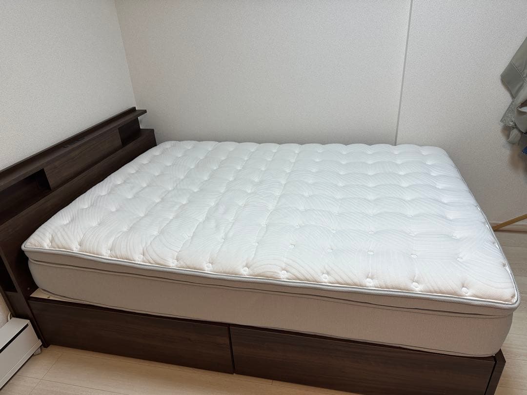 【美品】N-sleep ダブルマットレス(Nスリープ CF3)