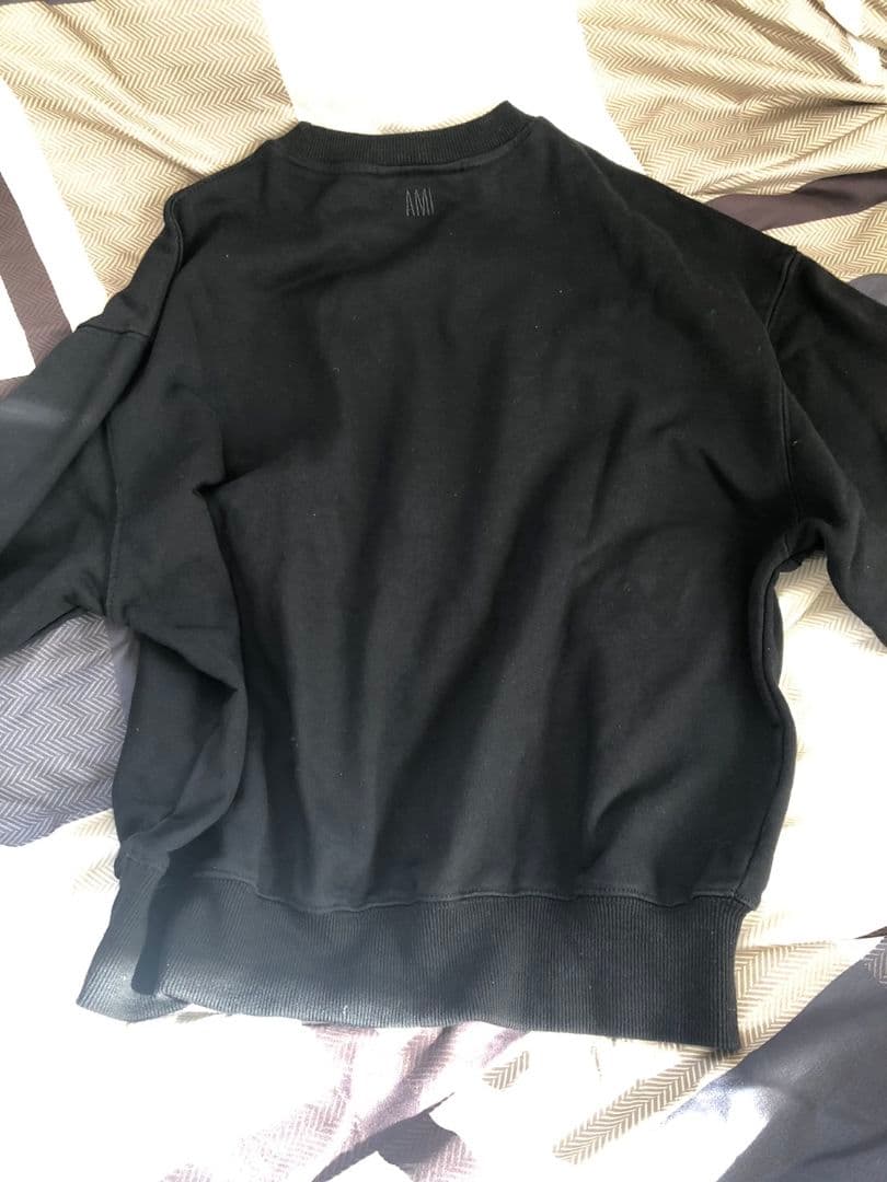 Ami Parisブラック アミパリス スウェット
