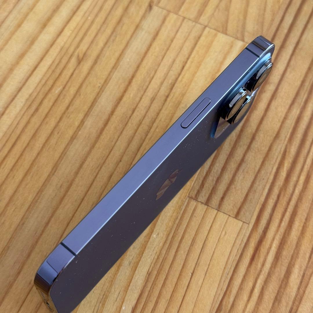 【美品】iPhone14プロ 本体 ディープパープル 256GB SIMフリー