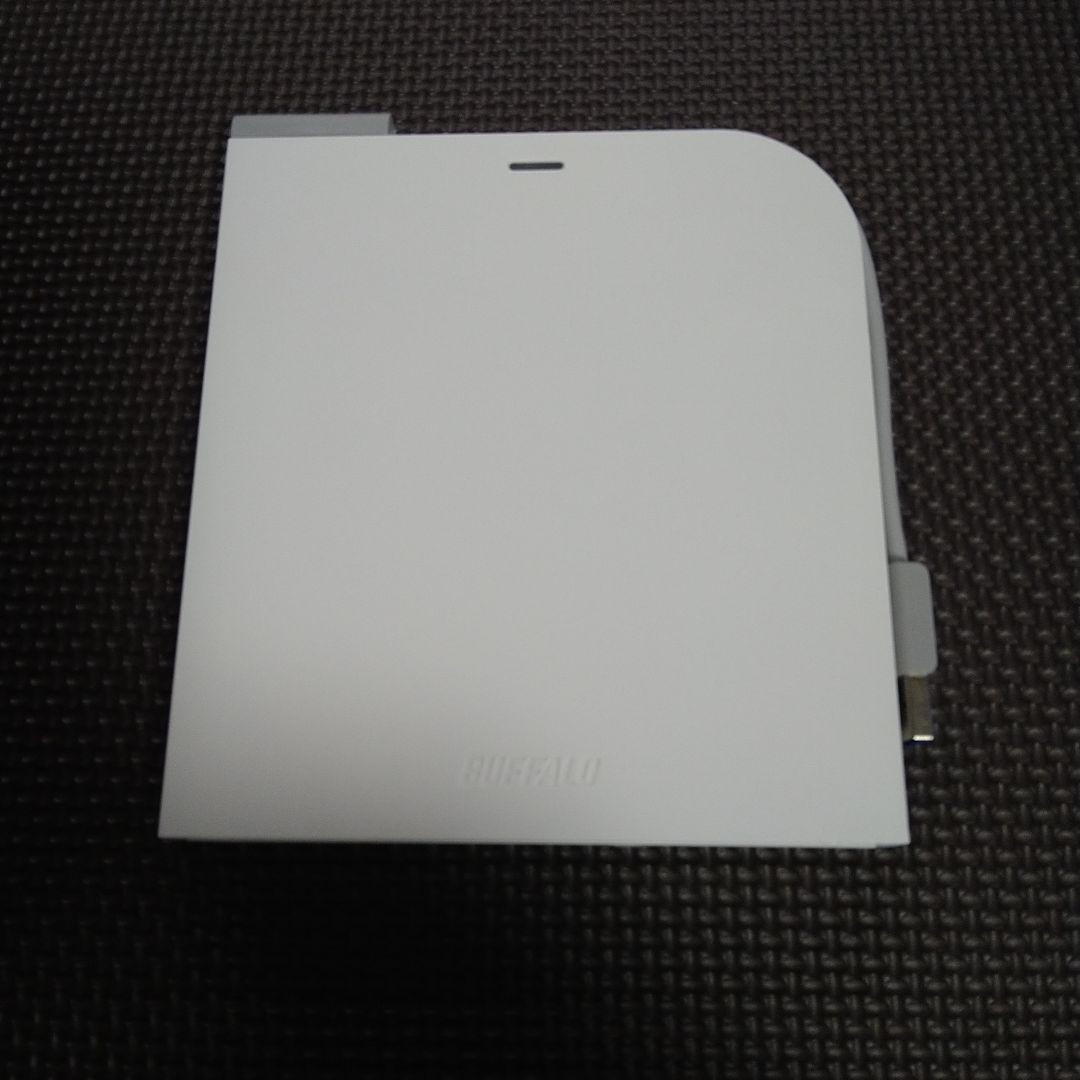 ポータブルBlu-rayドライブ　BUFFALO　BRXL-PTV6U3-WHB
