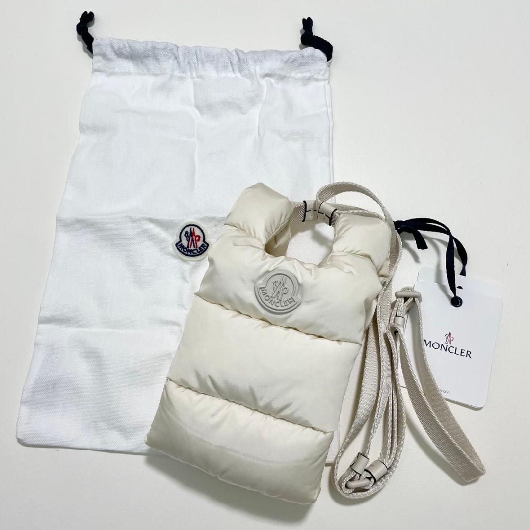モンクレール ショルダーバッグ キルティング レディース ホワイト 新品未使用