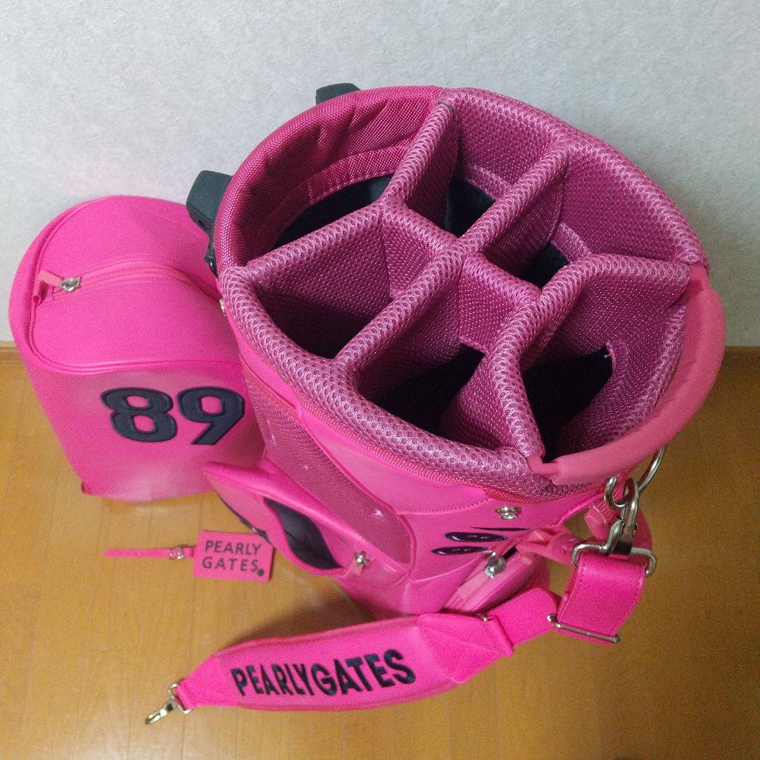 新品 PEARLY GATES キャディバッグ 89 ピンク