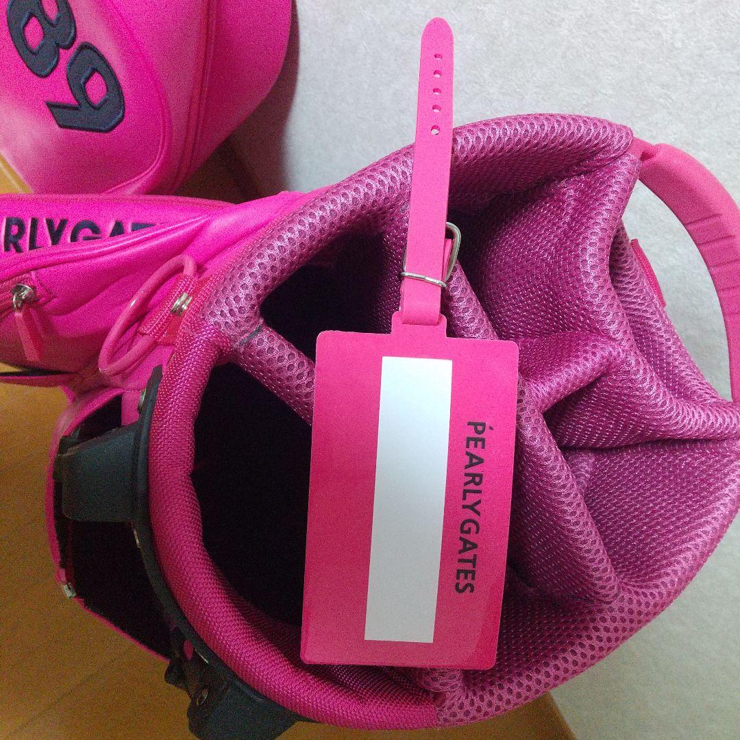 新品 PEARLY GATES キャディバッグ 89 ピンク