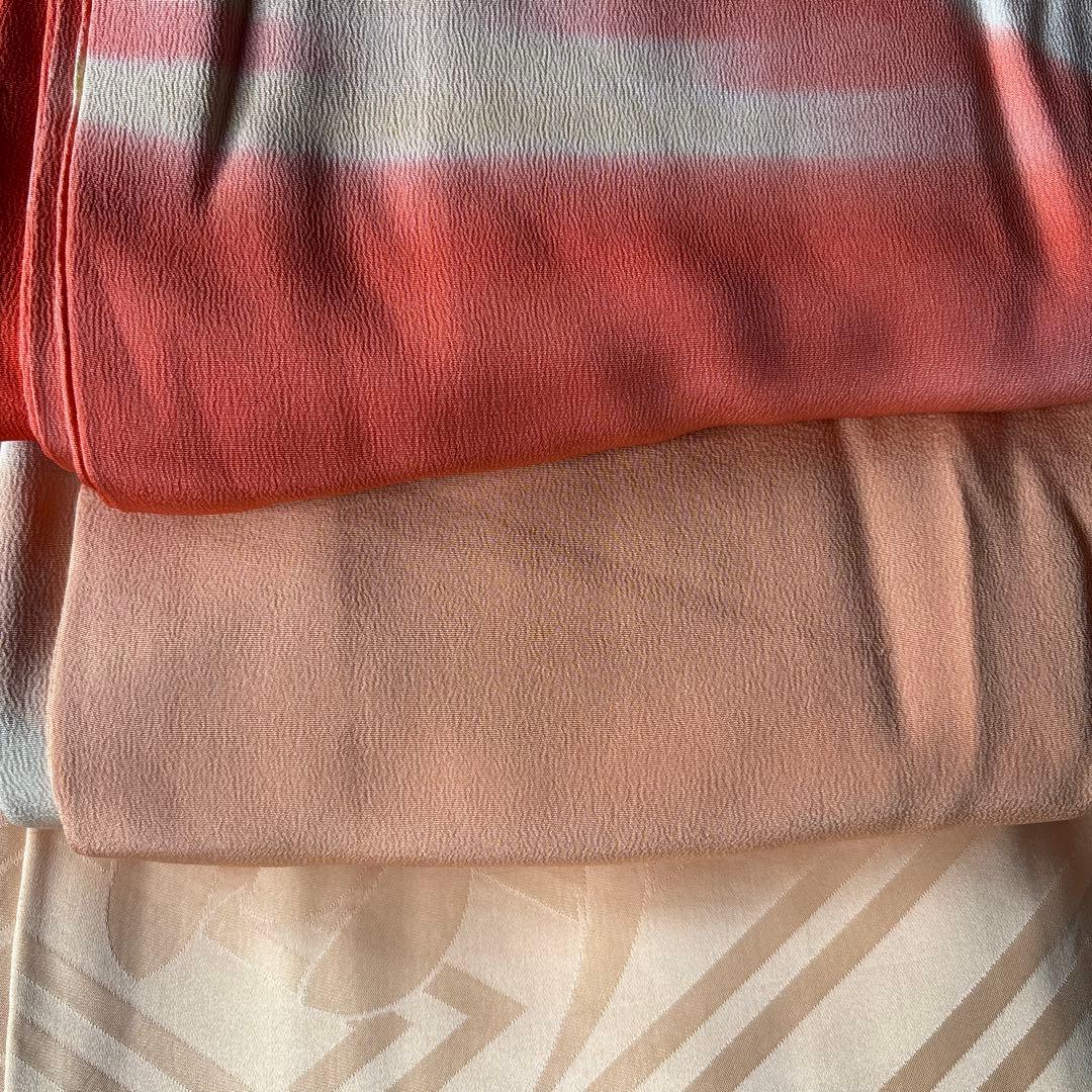 93振袖長襦袢重ね色々19枚おまとめ売り材料正絹