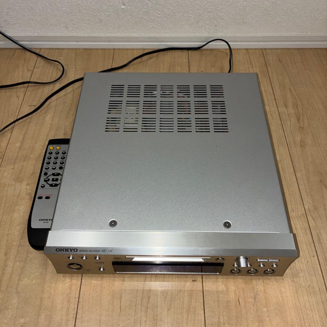 【ジャンク】ONKYO MD-133 MDデッキ ジャンク　通電可能
