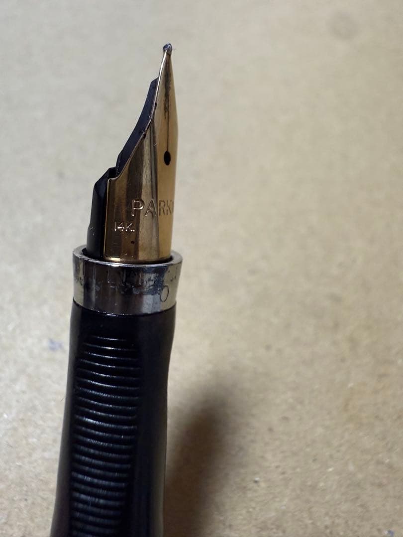 PARKER STERLINGSILVER万年筆14K