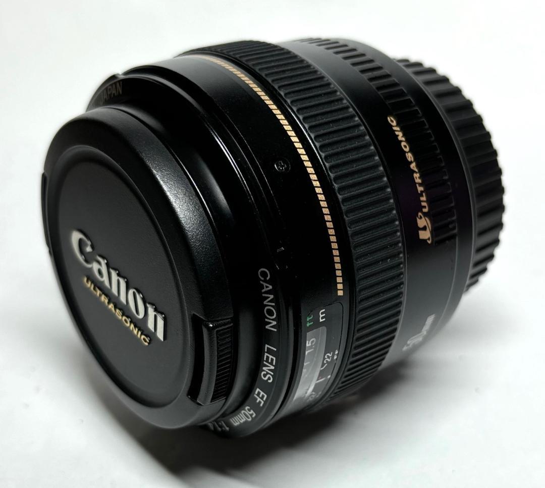 キヤノン EF50mm f1.4　標準レンズ　美的動作品(ref# 4109)