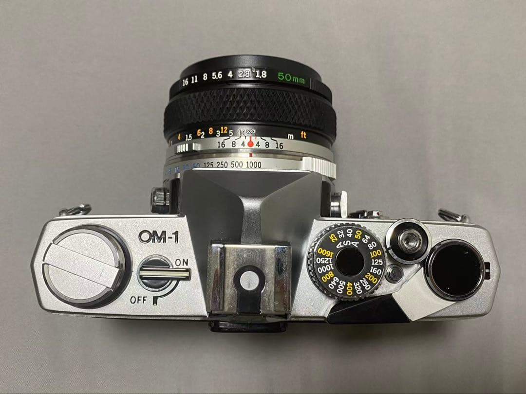 美品　OLYMPUS OM-1 フィルムカメラ 50mmレンズ付き