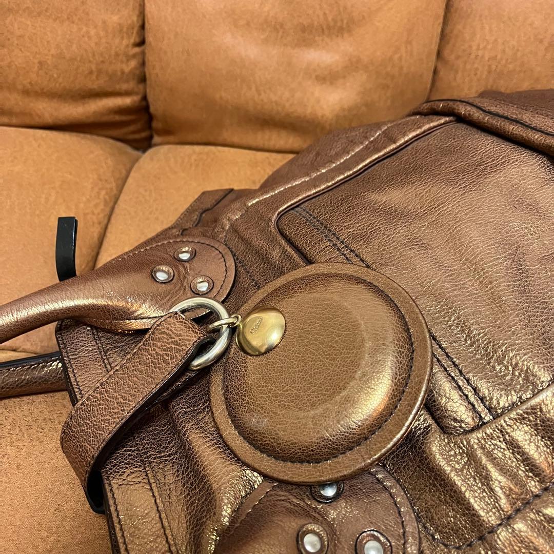 クロエ Chloé ハンドバッグ ブロンズ 7AS823