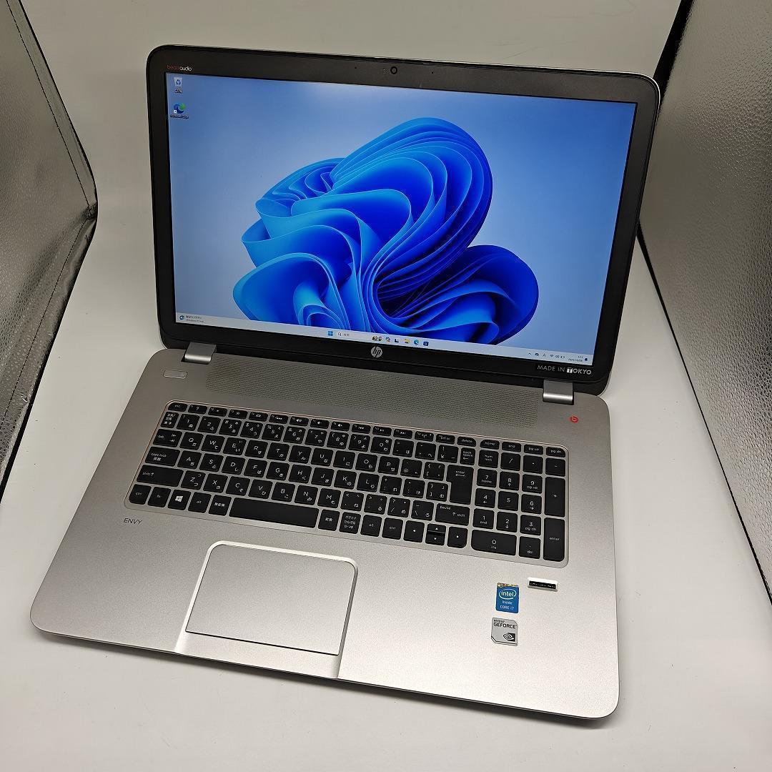【HP】Envy 爆速i7 新品SSD1TB 16GB グラボ搭載ノートPC
