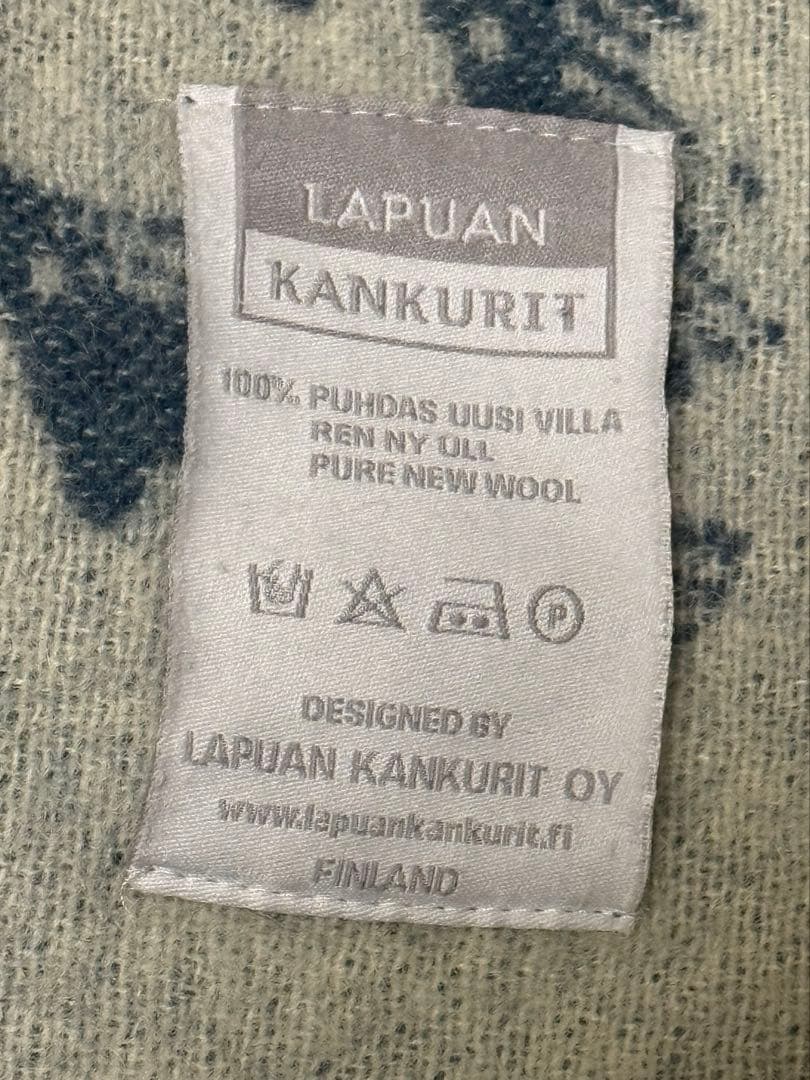 LAPUAN KANKURIT ラプアンカンクリ 鹿児島睦　ウール ブランケット