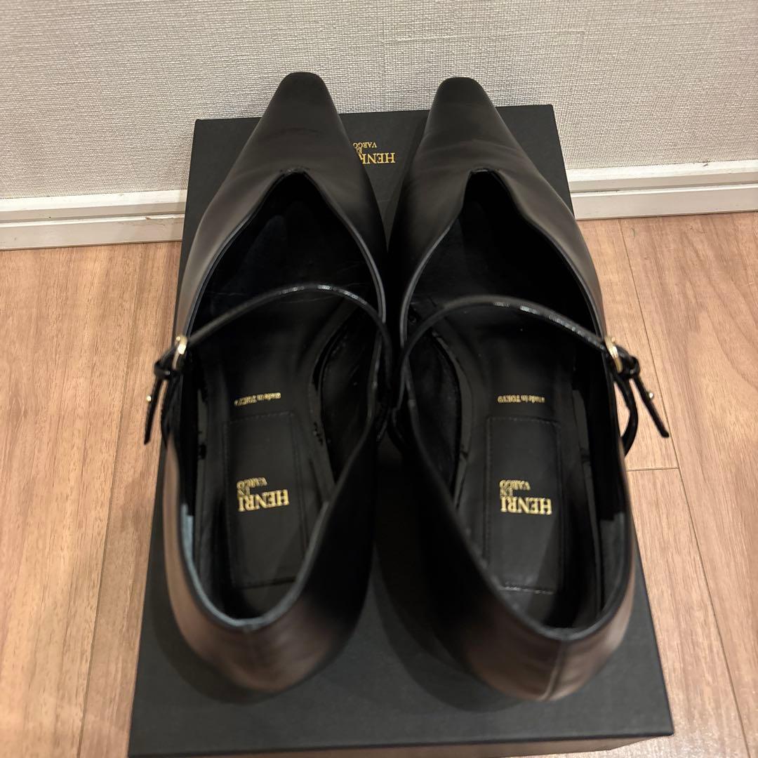 HENRI EN VARGO メリージェーン　ブラック　23.5cm