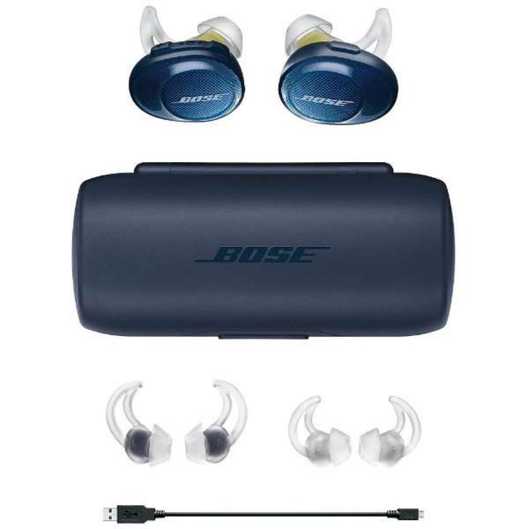 ボーズ　BOSE ワイヤレス　イヤホン　ブルー　イエロー　サウンド　スポーツ