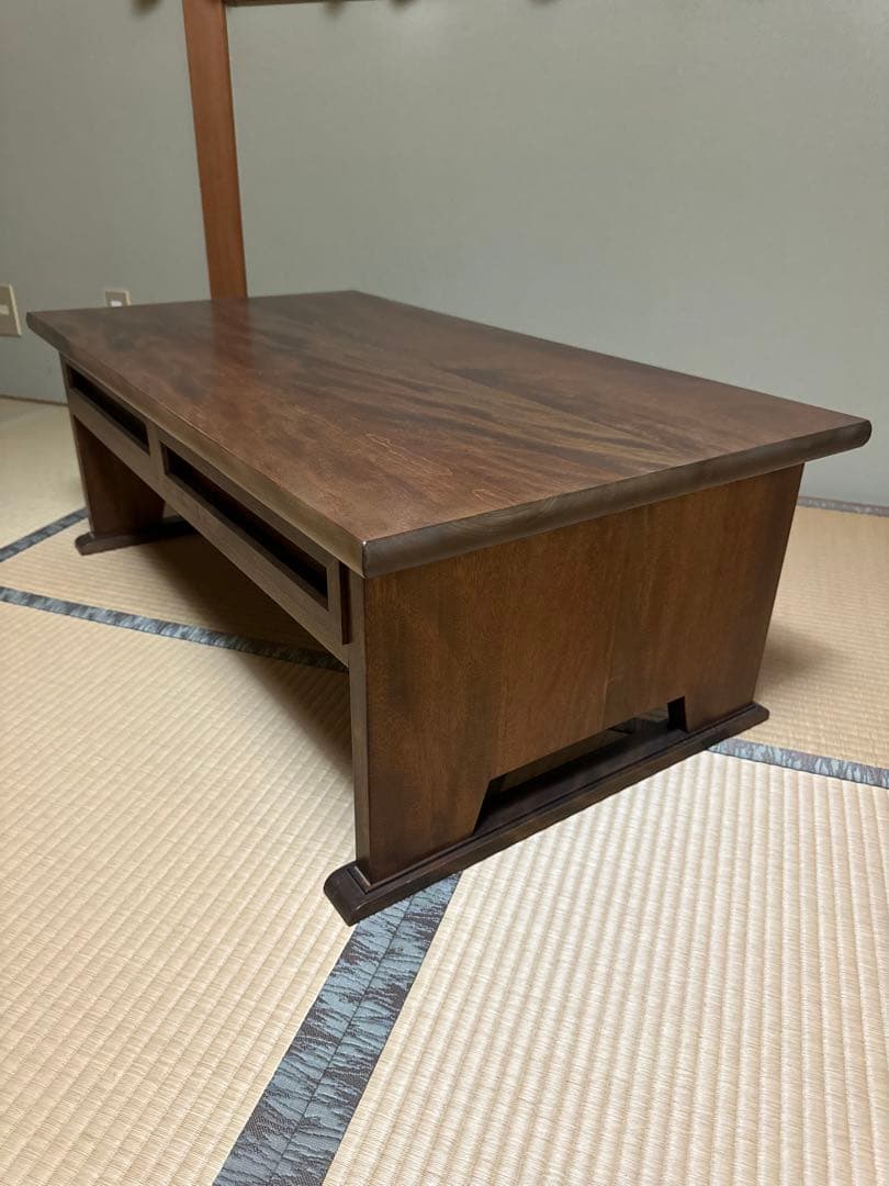 希少＆美品 九州民芸家具 桜無垢 文机 美品 高級民芸テーブル 座卓