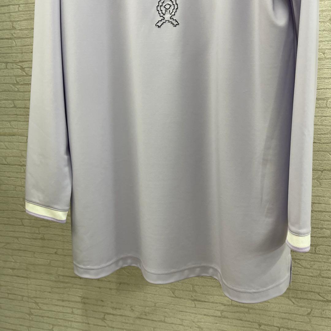 PICONE 薄紫色 ジップアップシャツ