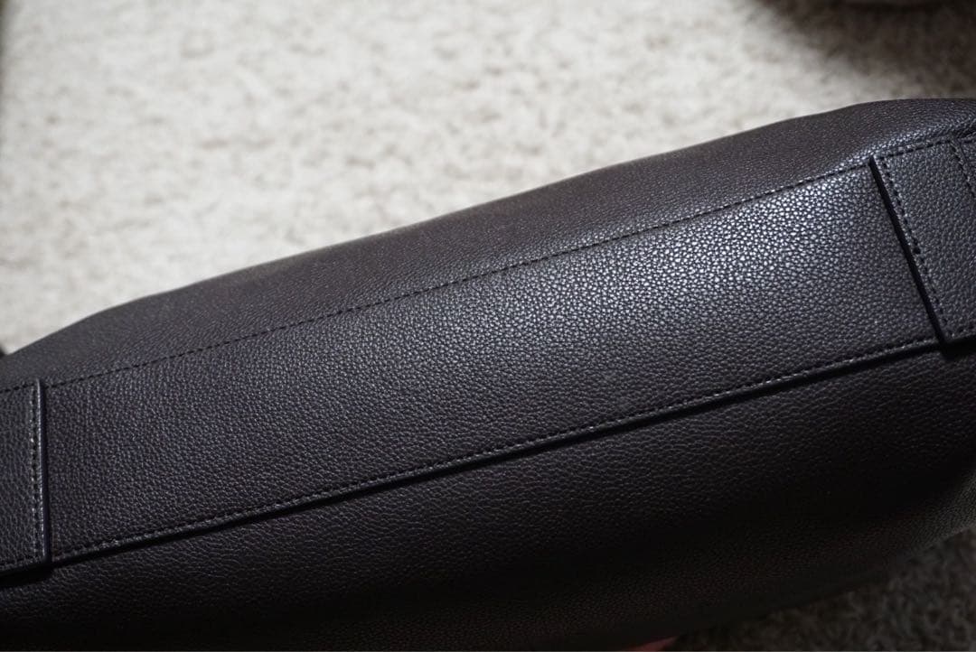 ダークブラウン レザー ビジネスバッグ