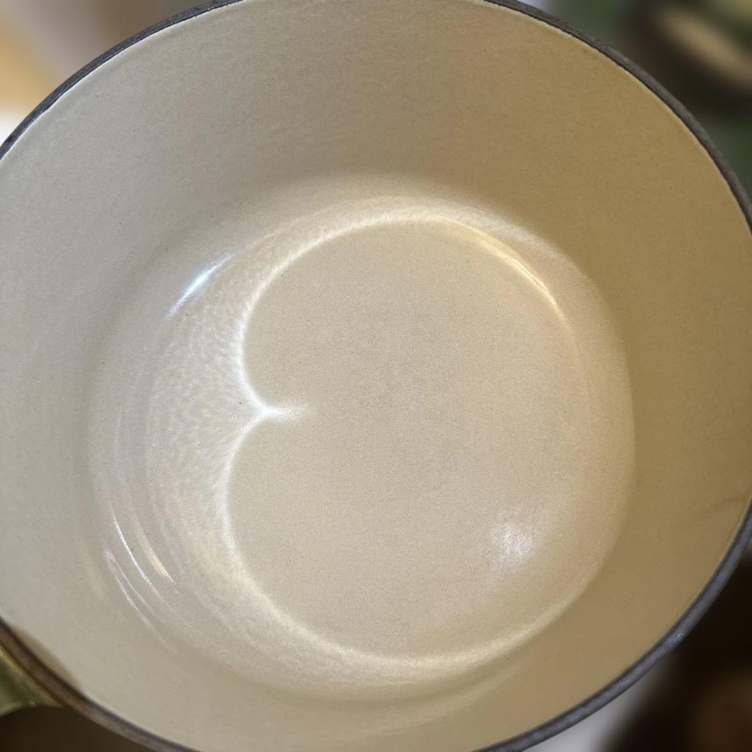 Le Creuset 両手鍋 グリーン 約18cm