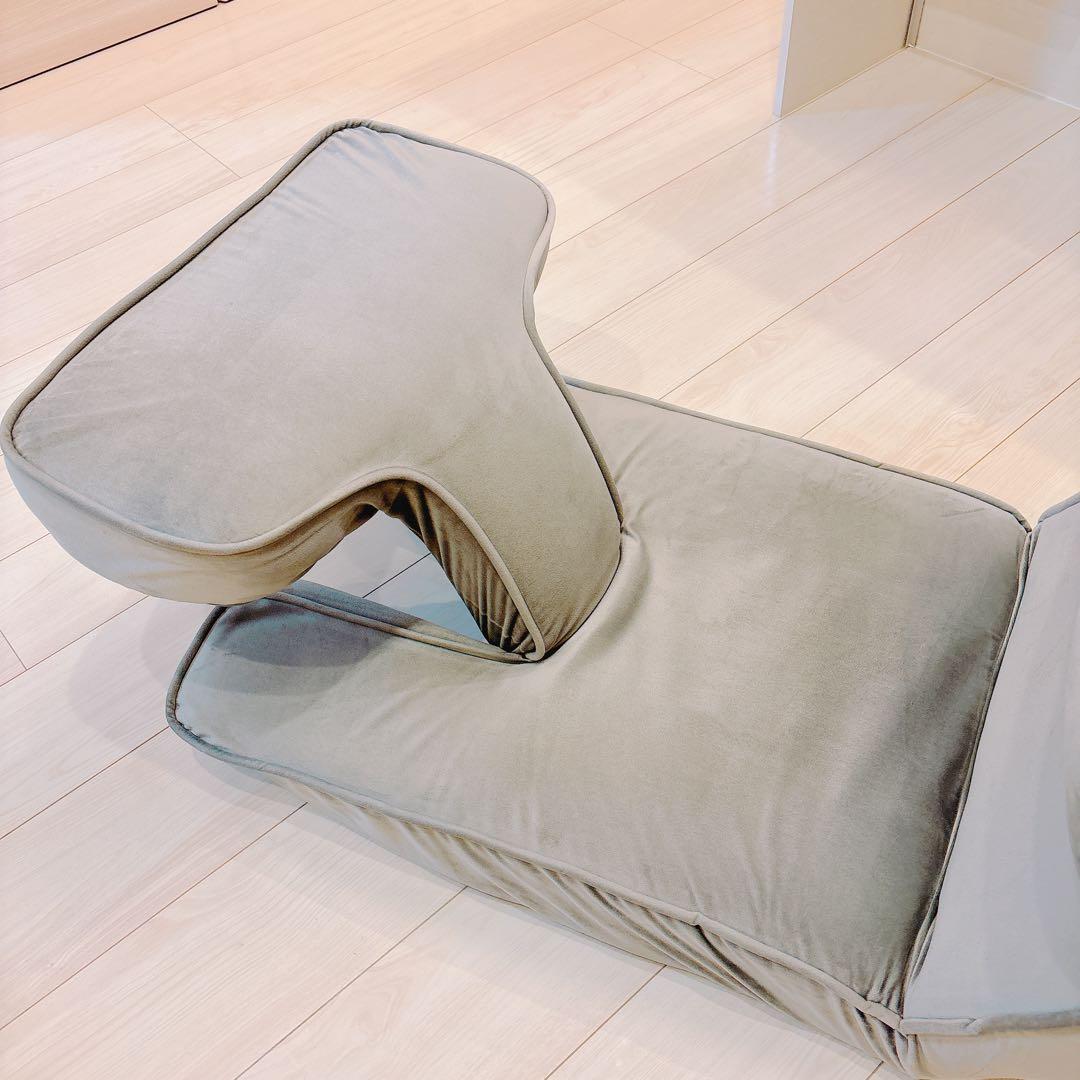 ニトリ ゲーミング座椅子2 ベロア グレー GY