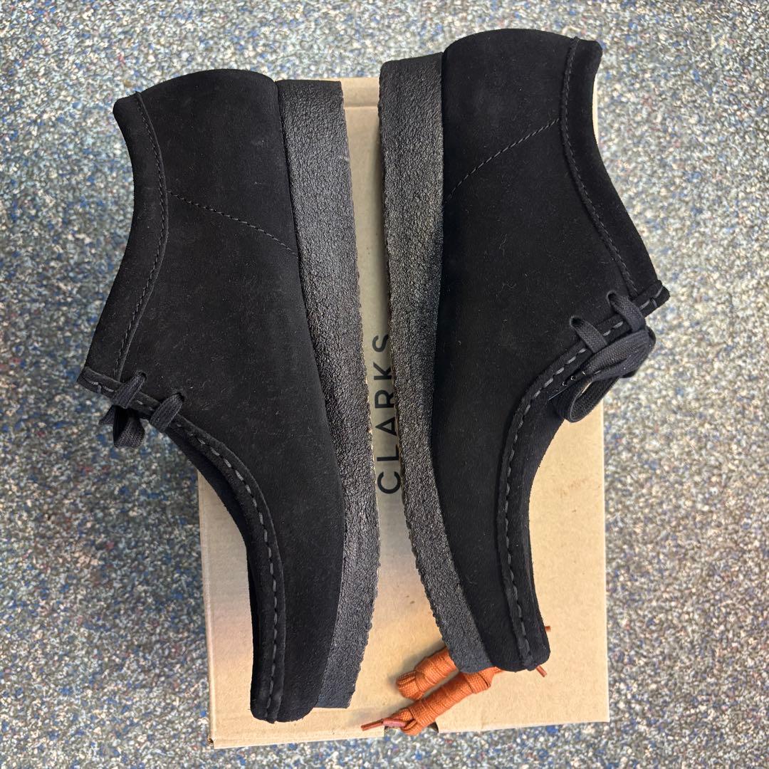 k*n様 CLARKS WALLABEE BLACK SUEDE 2615551