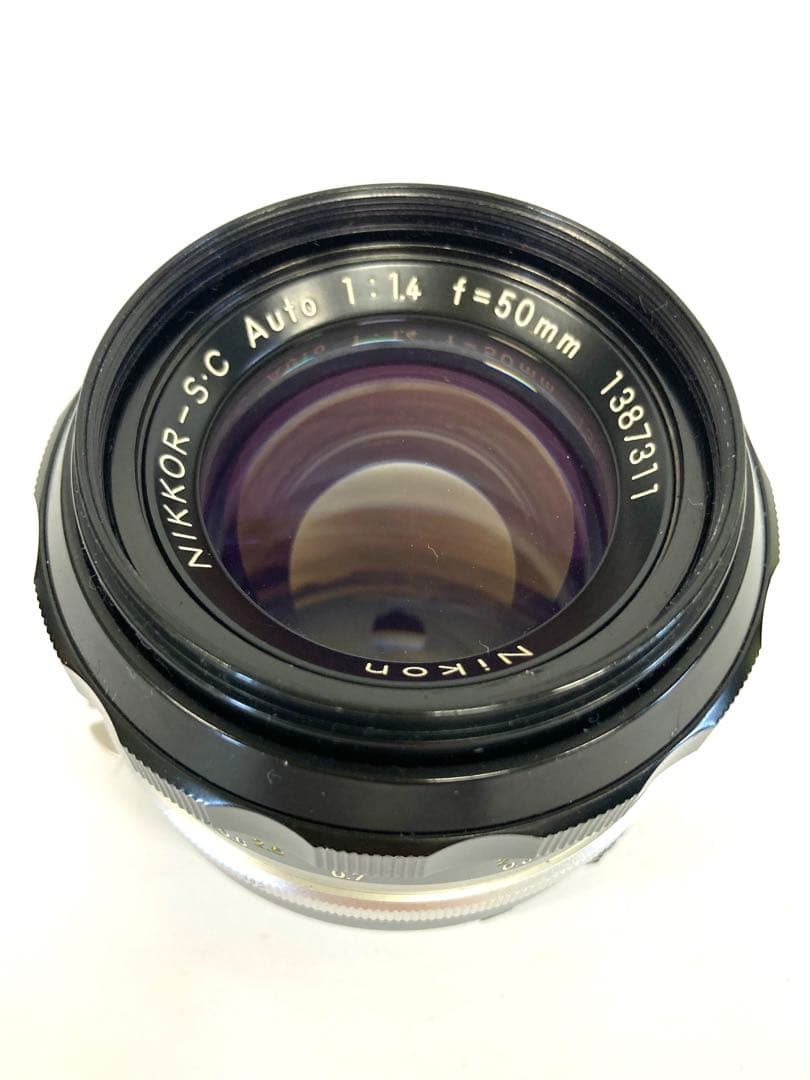 Nikon F 一眼レフフィルムカメラ ＋ NIKKOR S・C レンズ