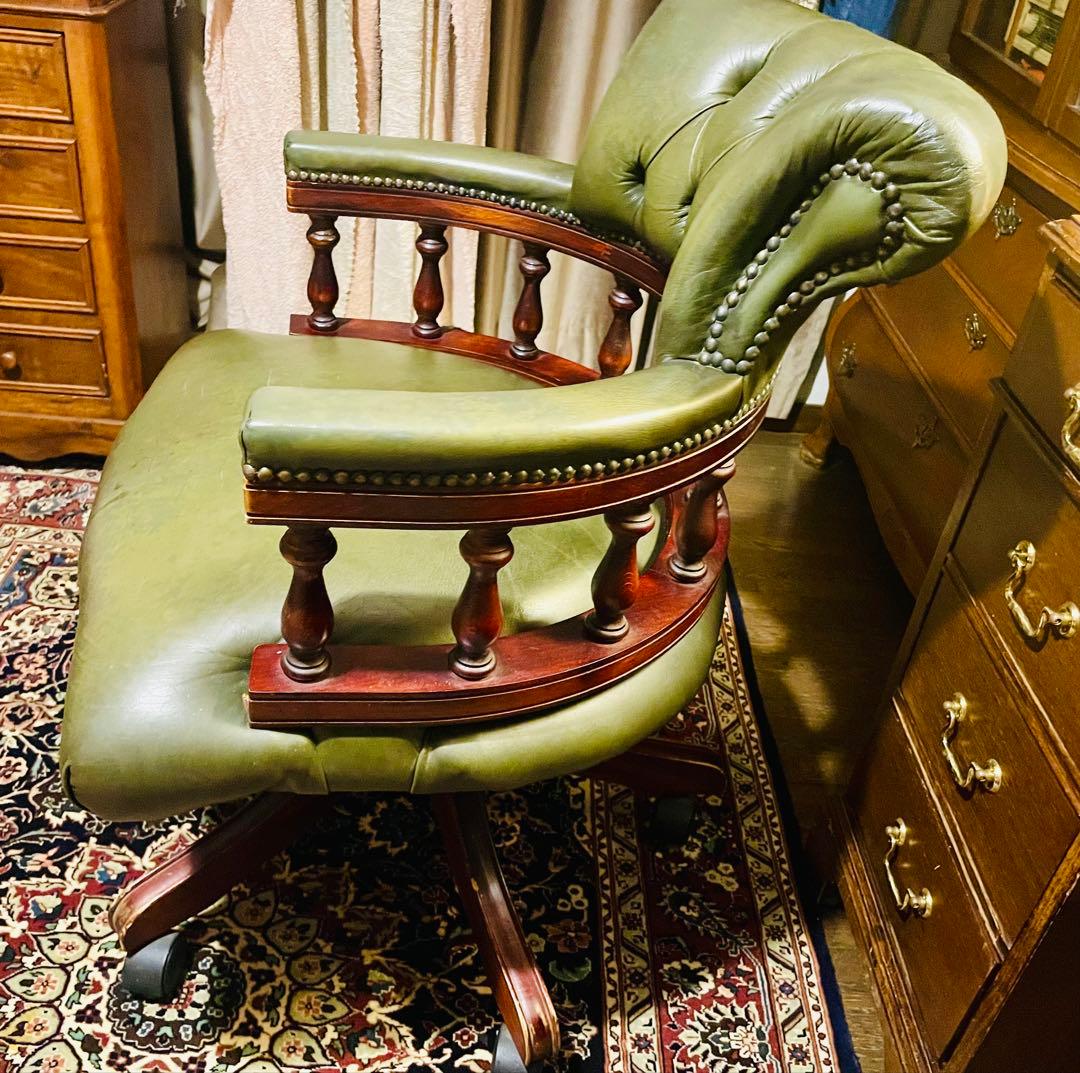 最終値下げヨーロッパアンティークデスクチェア