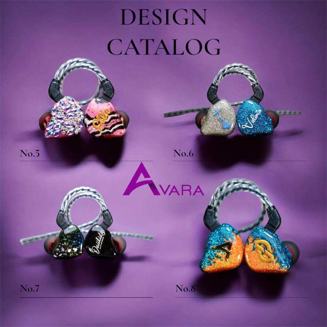 インイヤーモニター、イヤモニ、iem カスタムAVARA NEO <plot1>