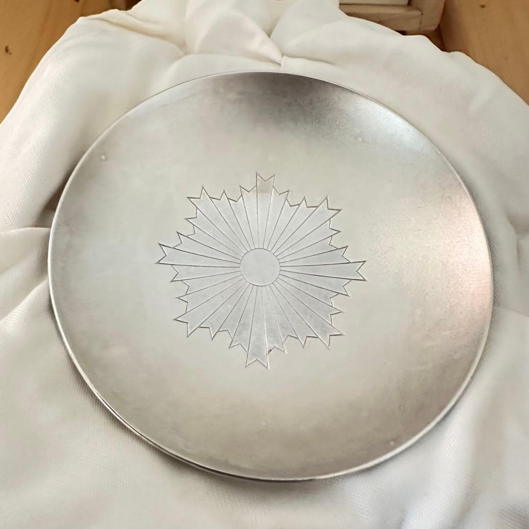 新品未使用☆銀杯☆中国菅区警察局☆SILVAR刻印☆約47g