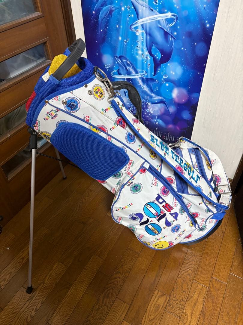 BLUETIGER ゴルフキャディバッグ カラフル　　お値引きしました！