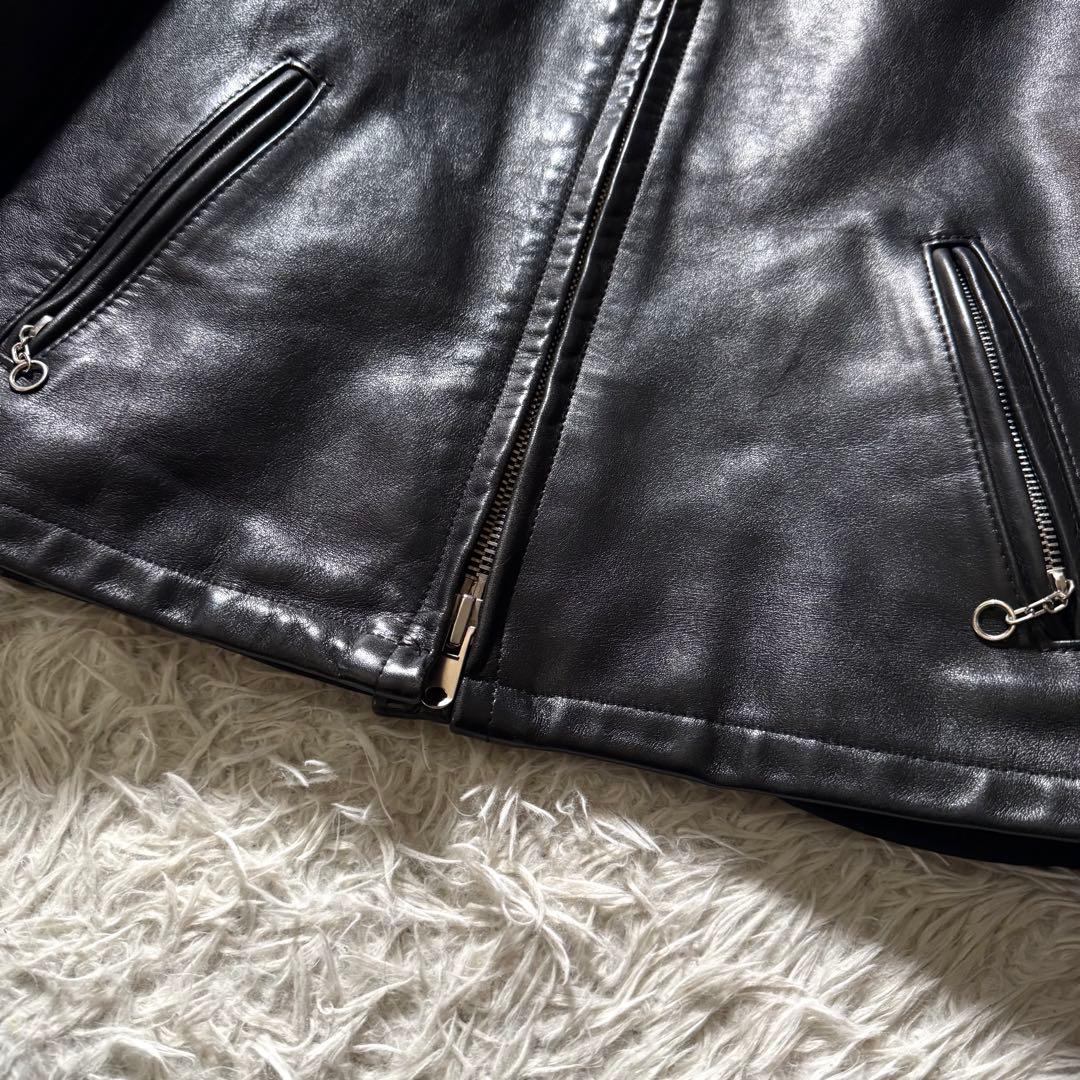 美品/希少モデル✨schott ライダースジャケット　141W ブラック　本革