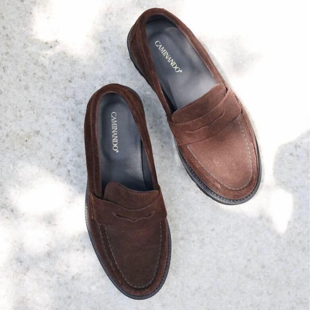 CAMINANDO スウェードローファー サイズ5