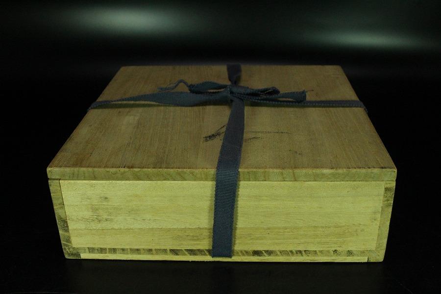 中国美術 青花 馬上武人紋 盤 φ21cm 古染付 清(K-RC962)